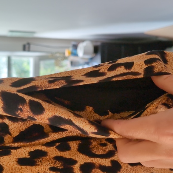 Pink Tartan - Leopard Mini Dress - Picture 4 of 5